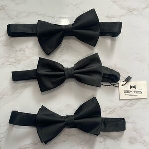 Adam Young black bow ties